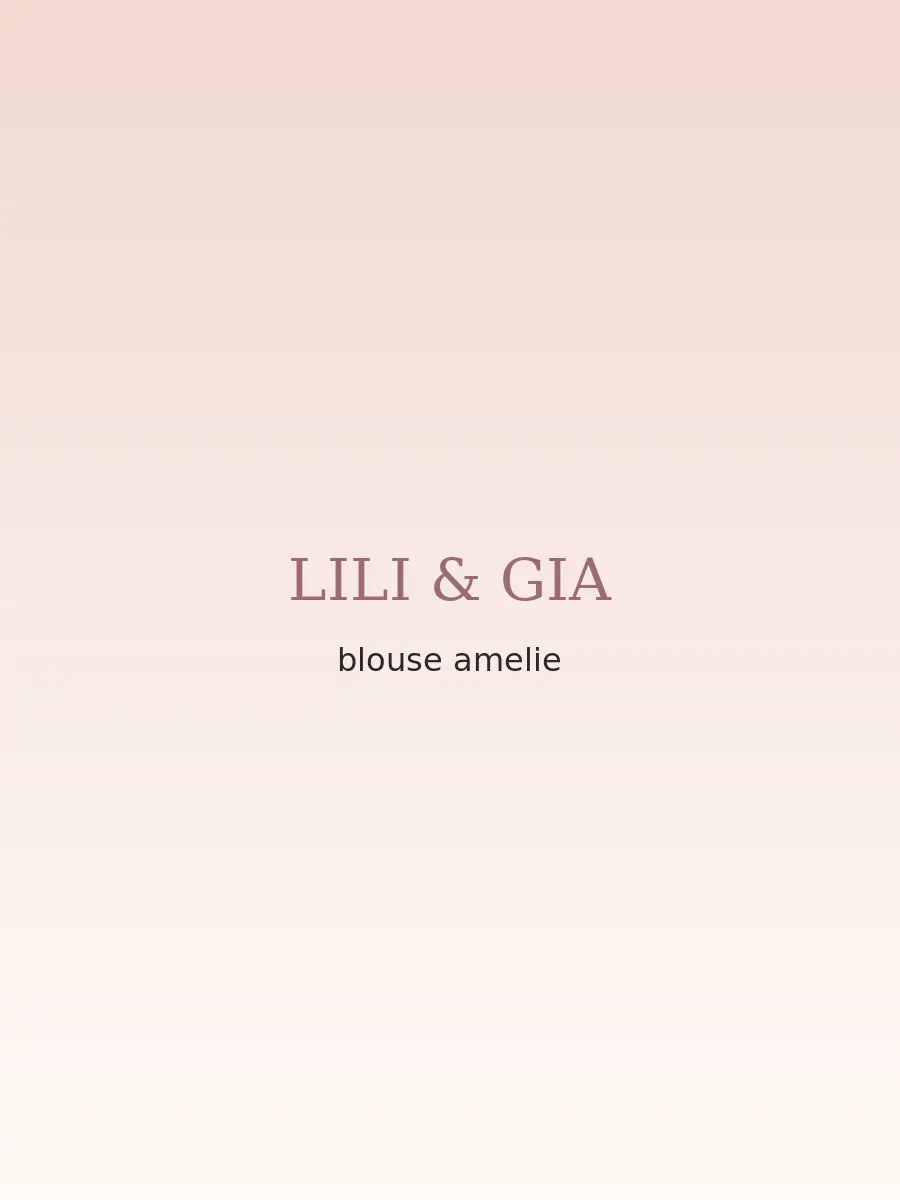 Blouse Amélie — visuel de démonstration