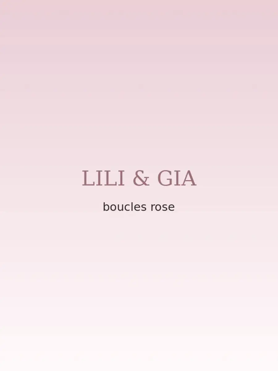 Boucles Rose, détail — visuel de démonstration